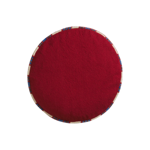 Delana Round Cushion - Crimson Feather Insert Item