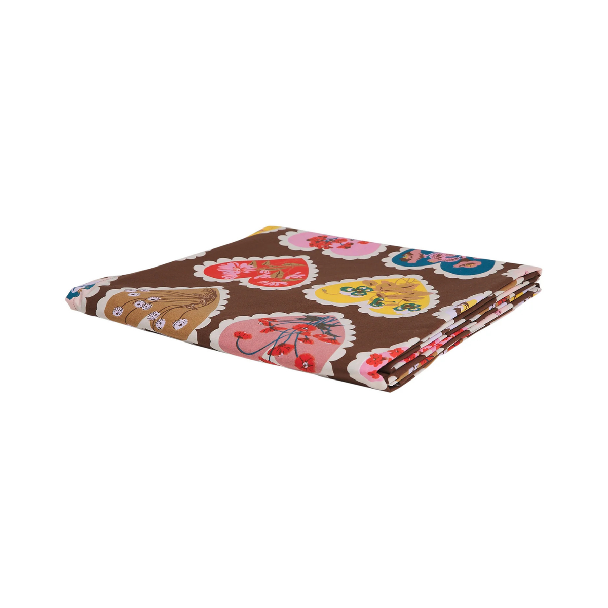 Loretta Cotton Sheets - Umber Flat Sheet