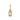 GOLD CHAMPAGNE BOTTLE ORNAMENT