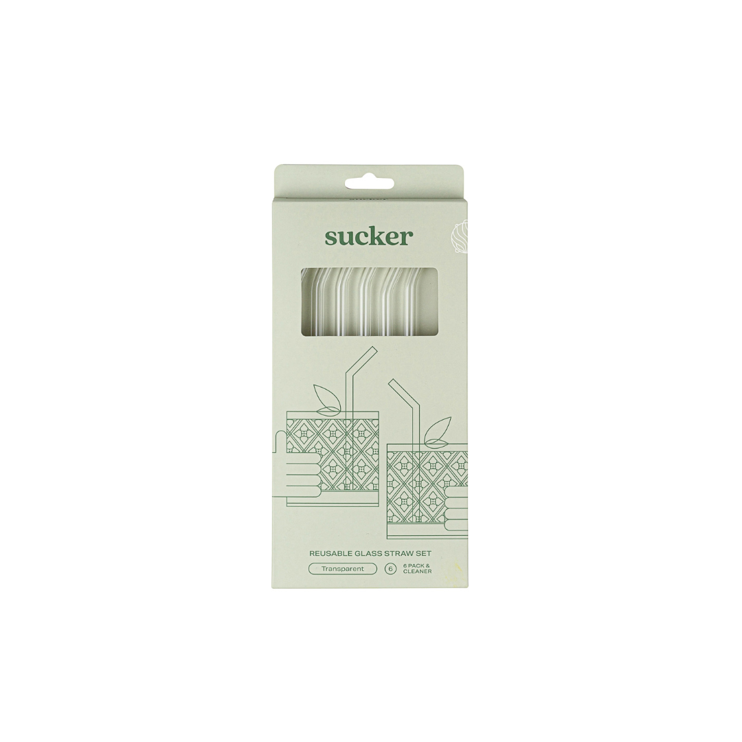 Reusable Glass Drinking Straws