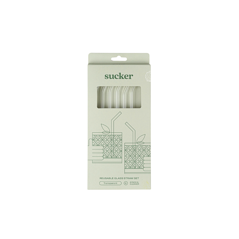 Reusable Glass Drinking Straws