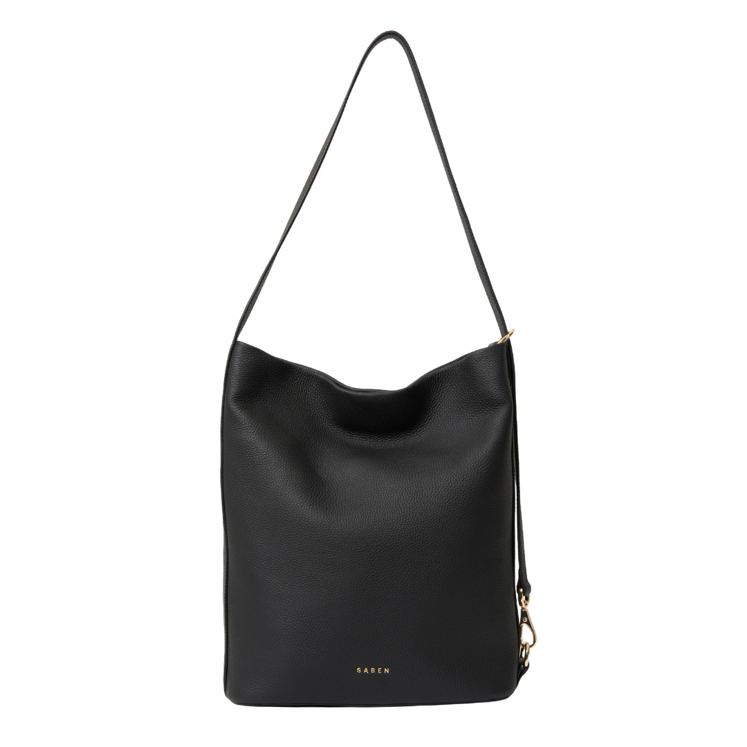 June Shoulder Bag - Black Luxe