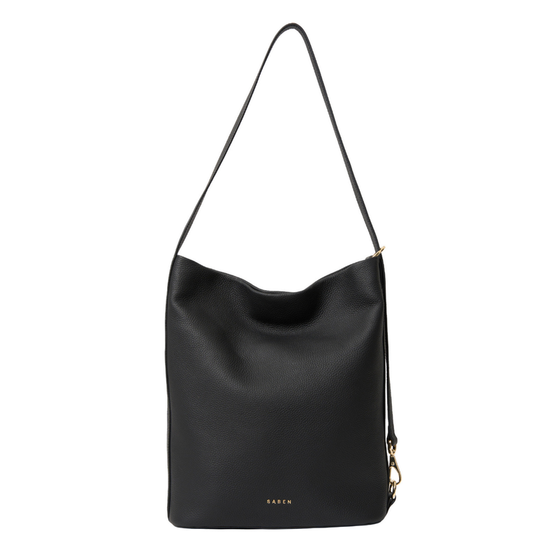 June Shoulder Bag - Black Luxe