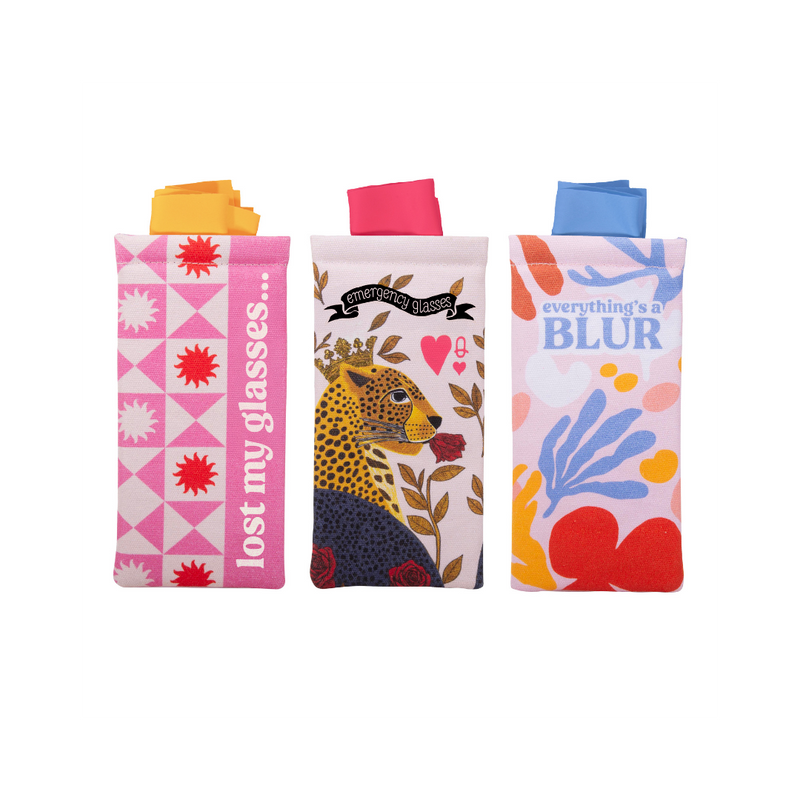 SnapShut Glasses Case & Cleaning Cloth Set