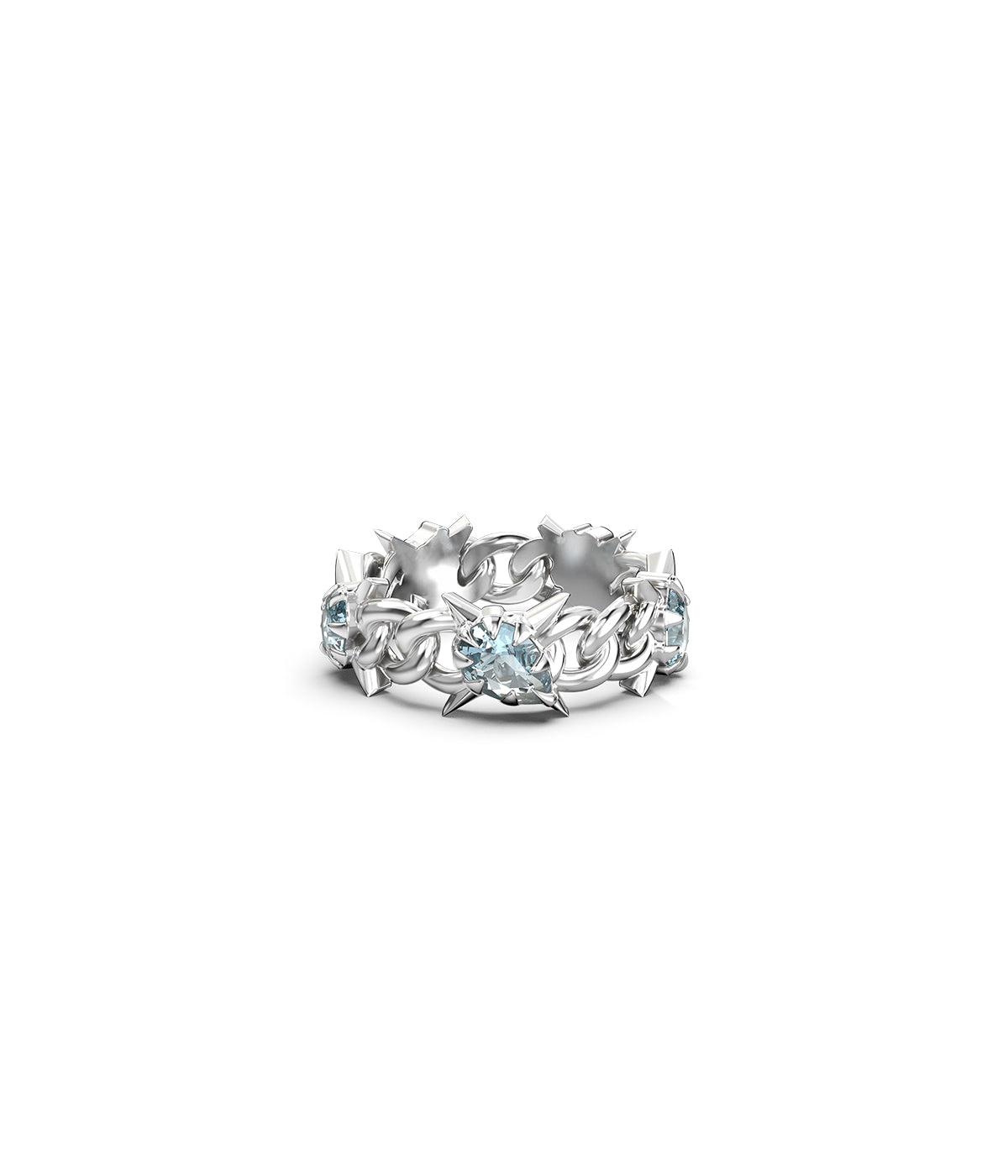 Precious Punk Eternity Curb Ring