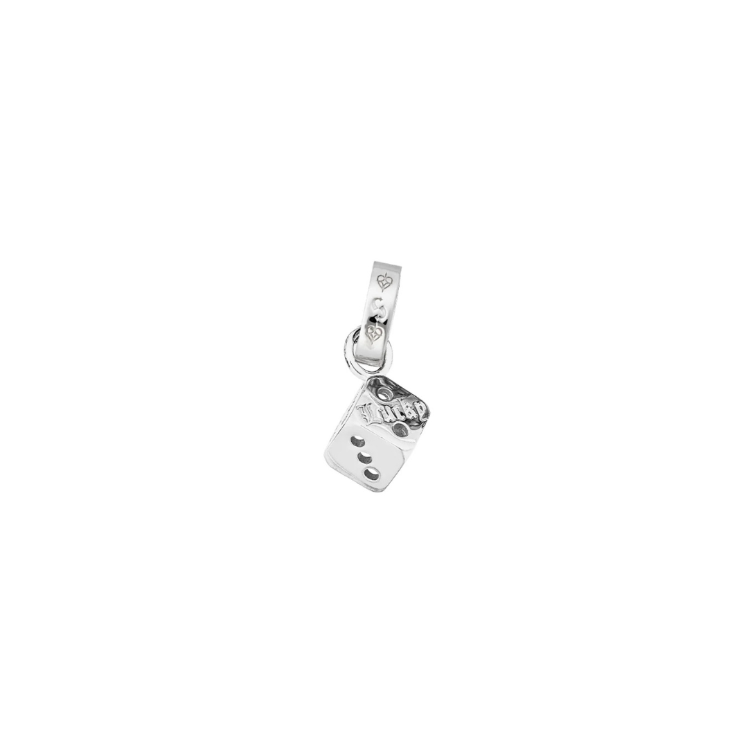 Lucky Dice Charm - Sterling Silver