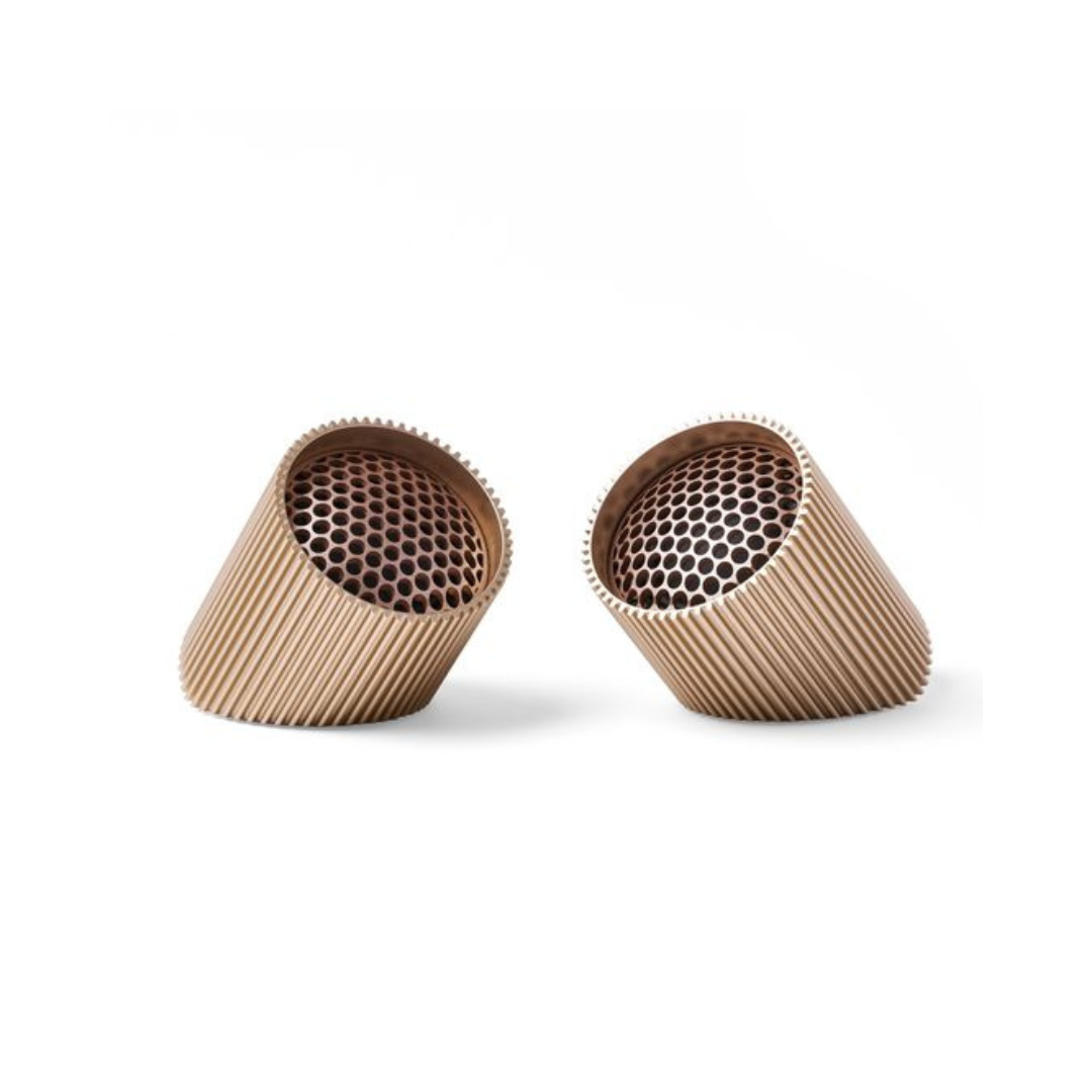 Ray-Set of Magnetic B/T Speakers Vivid Gold