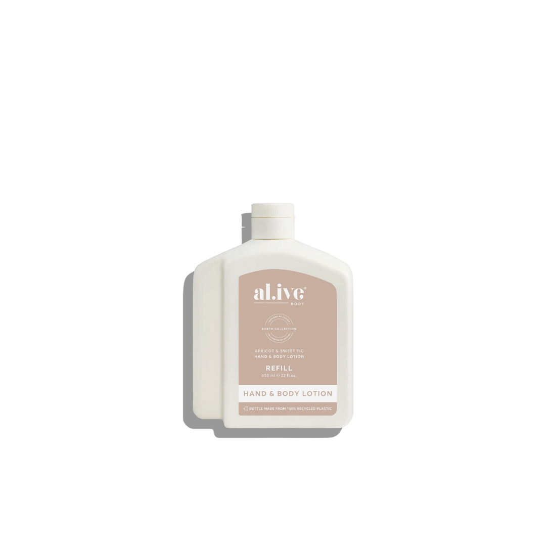 650ml Lotion Refill - Apricot & Sweet Fig