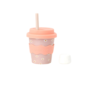 Babychino Cup 4oz - Pink Daisy