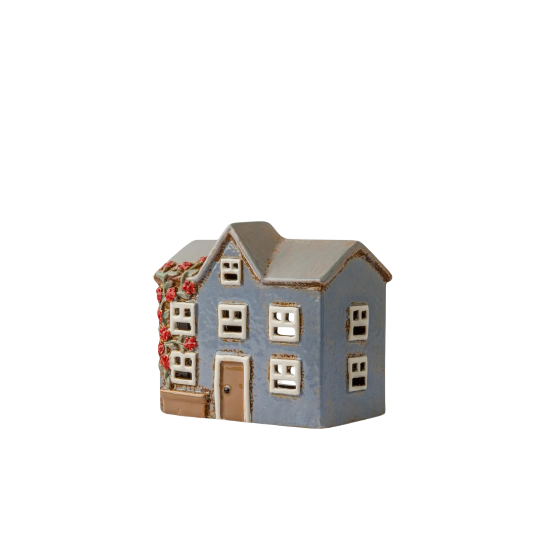 Devon Peak Tea Light Cottage Cornflour