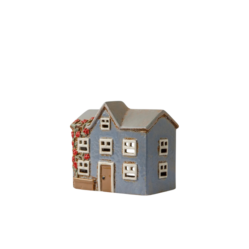 Devon Peak Tea Light Cottage Cornflour