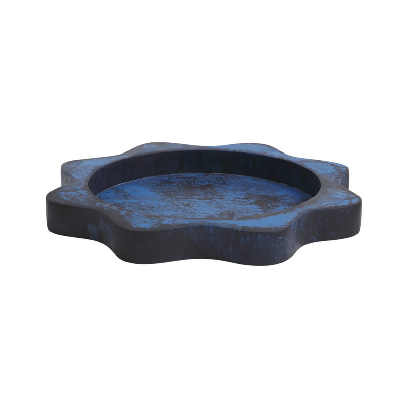 Sophie Resin Plate - Azure