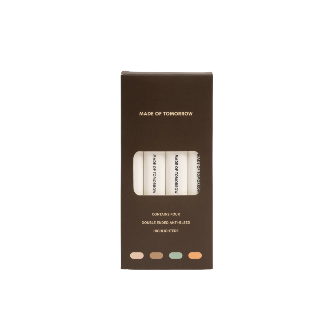 Anti-Bleed Highlighters (Set of 4)