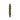HAPPY BIRTHDAY 3D TAPER CANDLE OLIVE GREEN