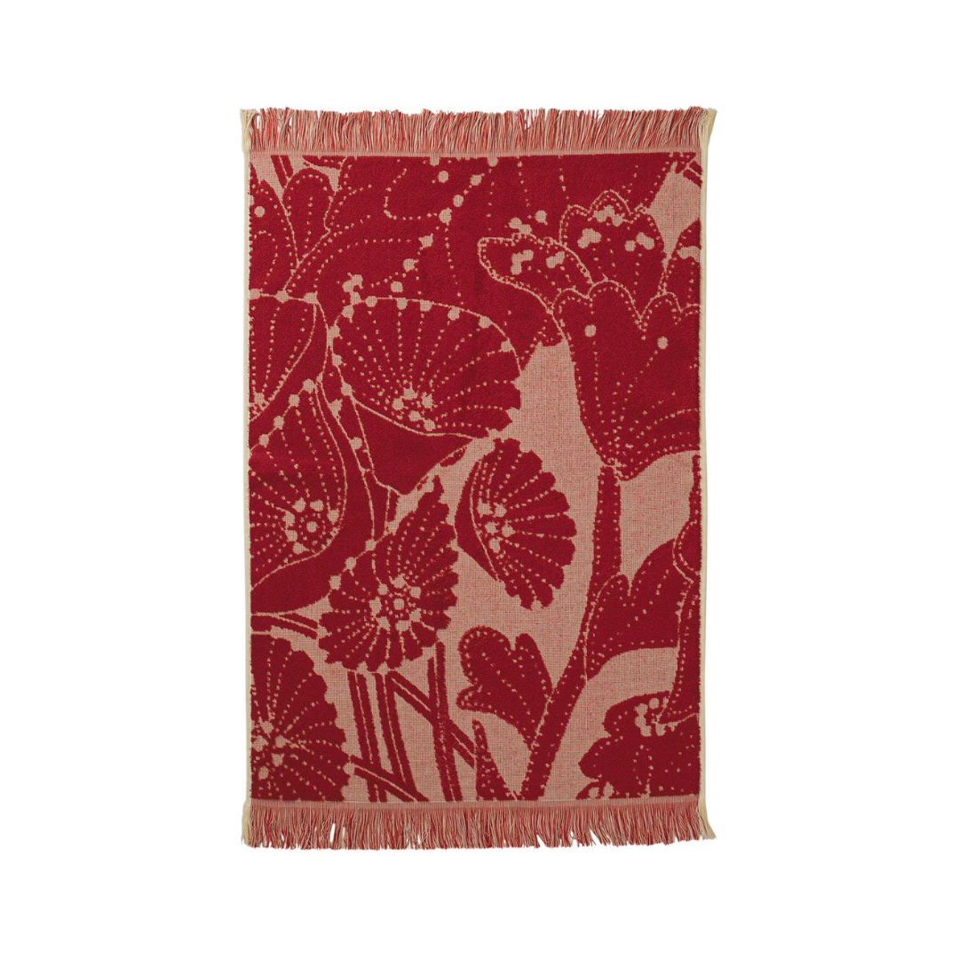 Lucia Hand Towel - Crimson