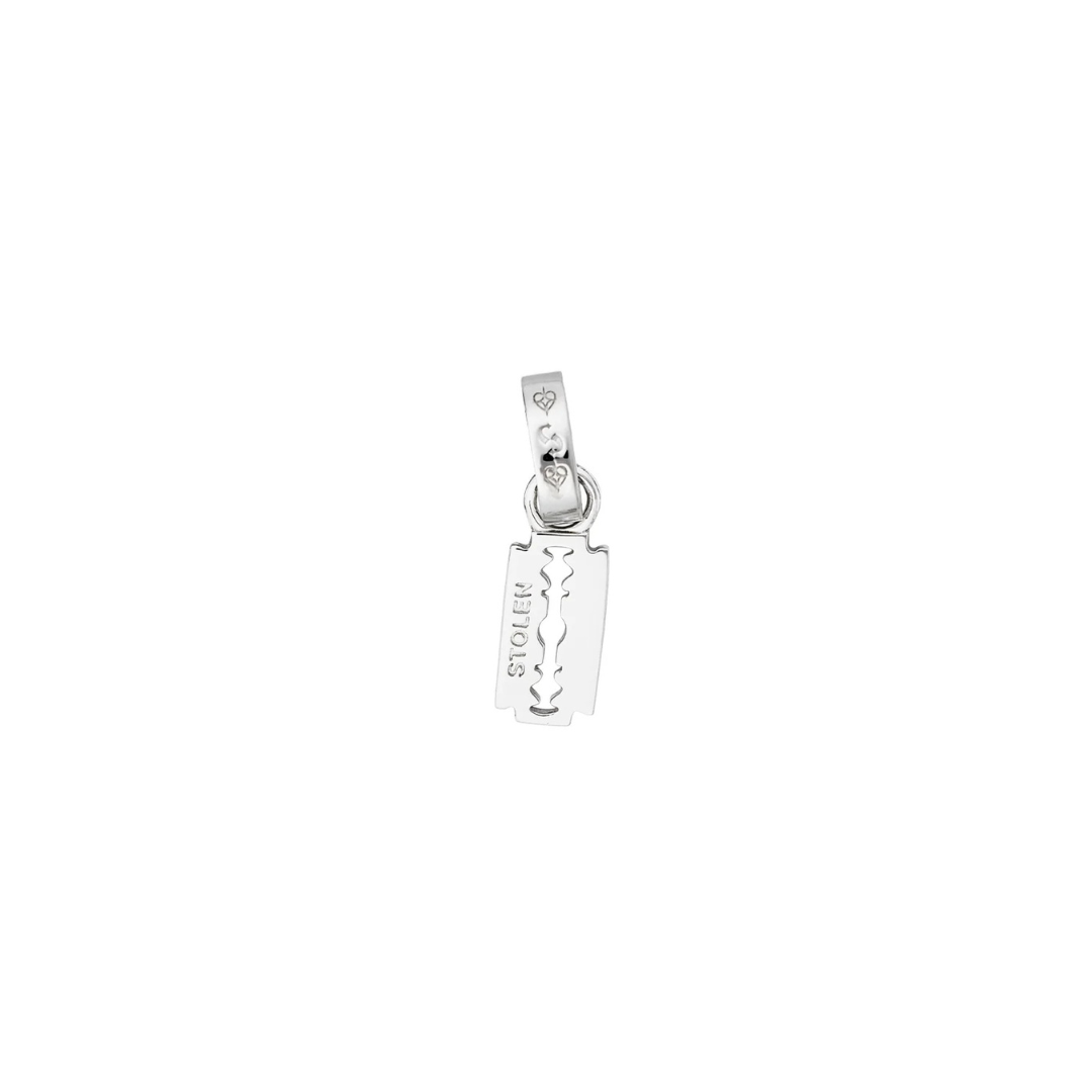 Stolen Razor Charm - Sterling Silver