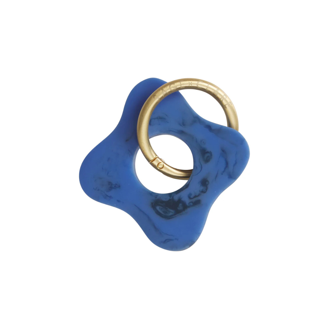 Carla Keyring - Azure