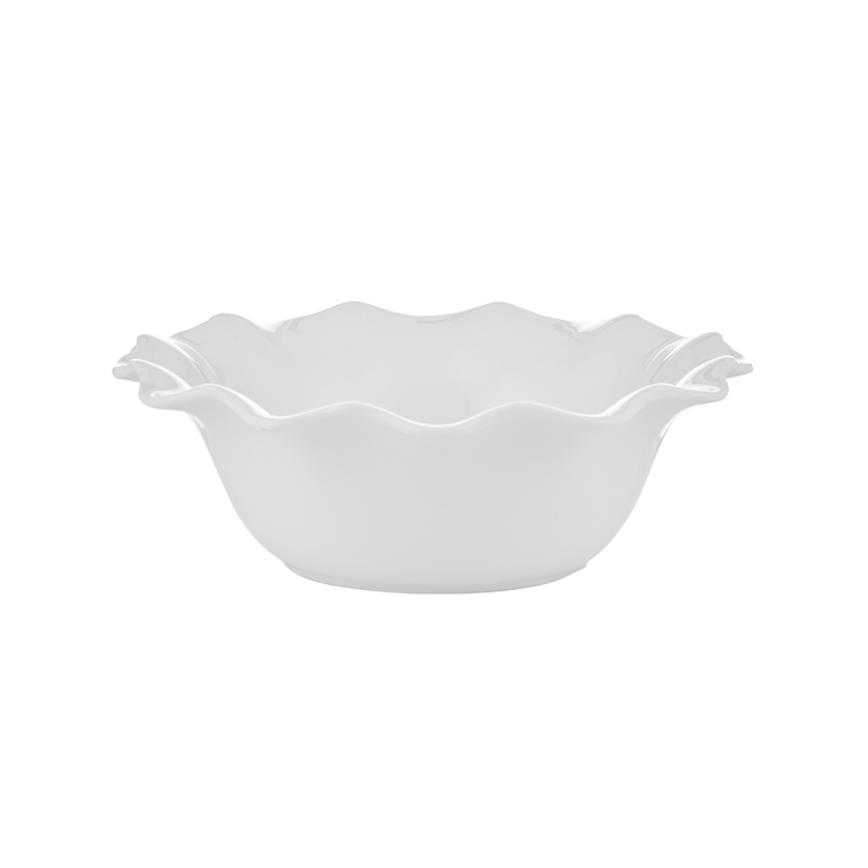 Society Home Macy Porcelain Round Bowl White