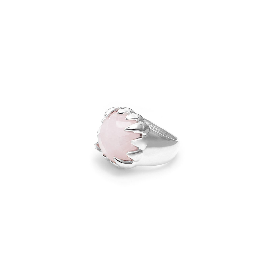 Claw Ring Rose Quartz