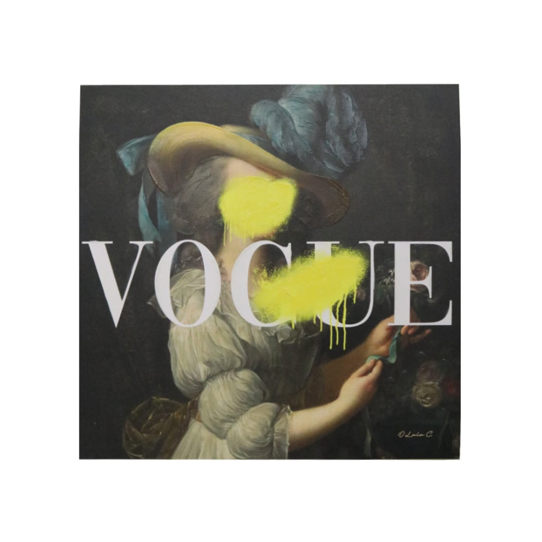 Vogue Graffiti Canvas