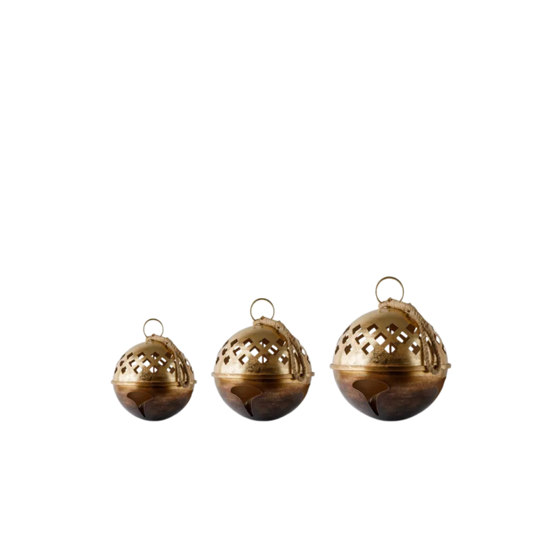 Set of 3 Lattice Oversized Bells
