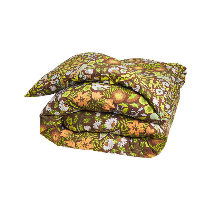 Sloane Cotton Quilt Cover - Umber