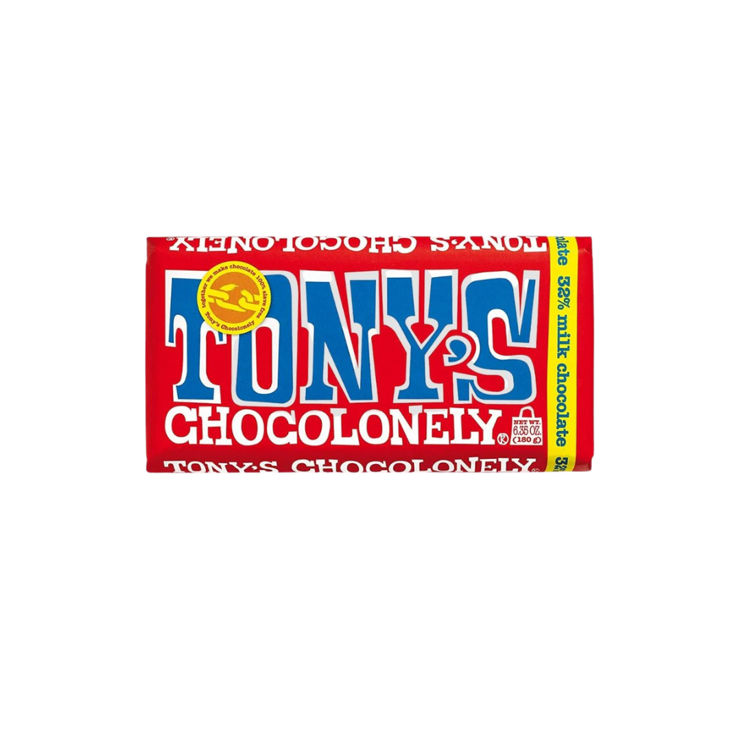 Tony’s Milk Chocolate Bar – The Classic Red One