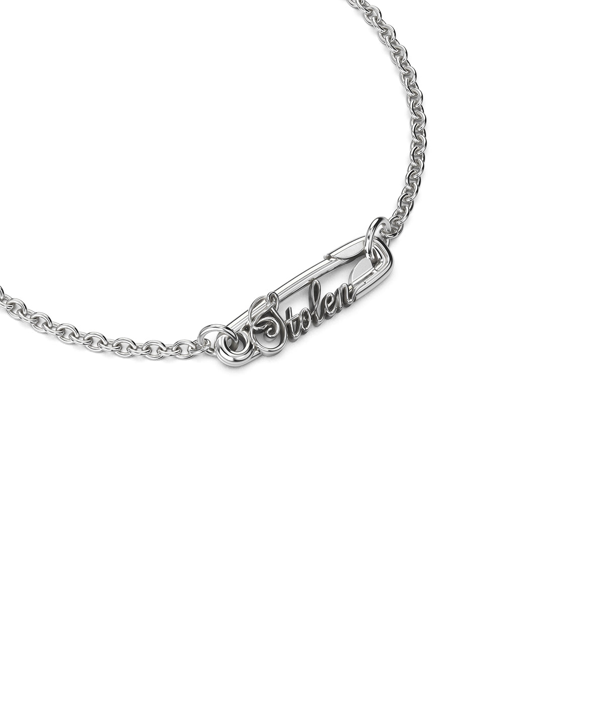 Scripted Pin Bracelet