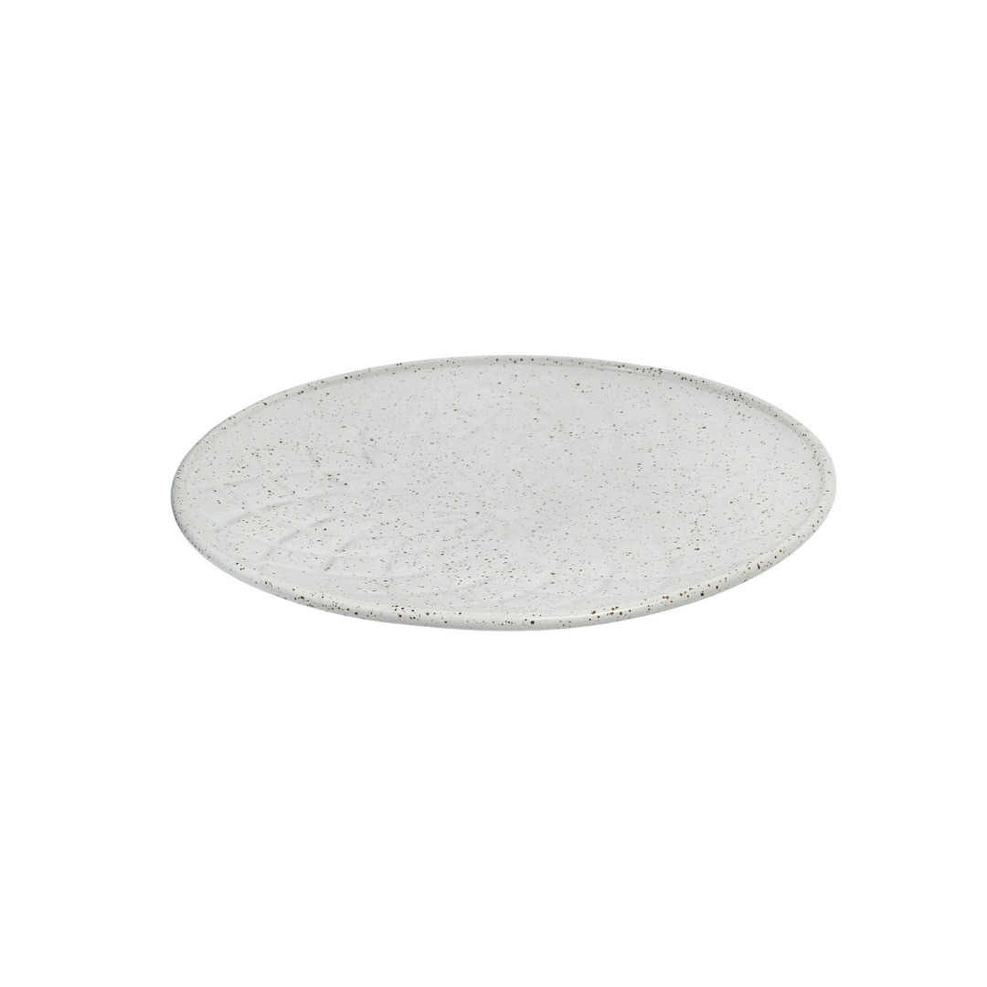 20cm Plate in White Gloss / Hardware Lane