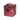 Delphine Small Vanity Case - Garnet