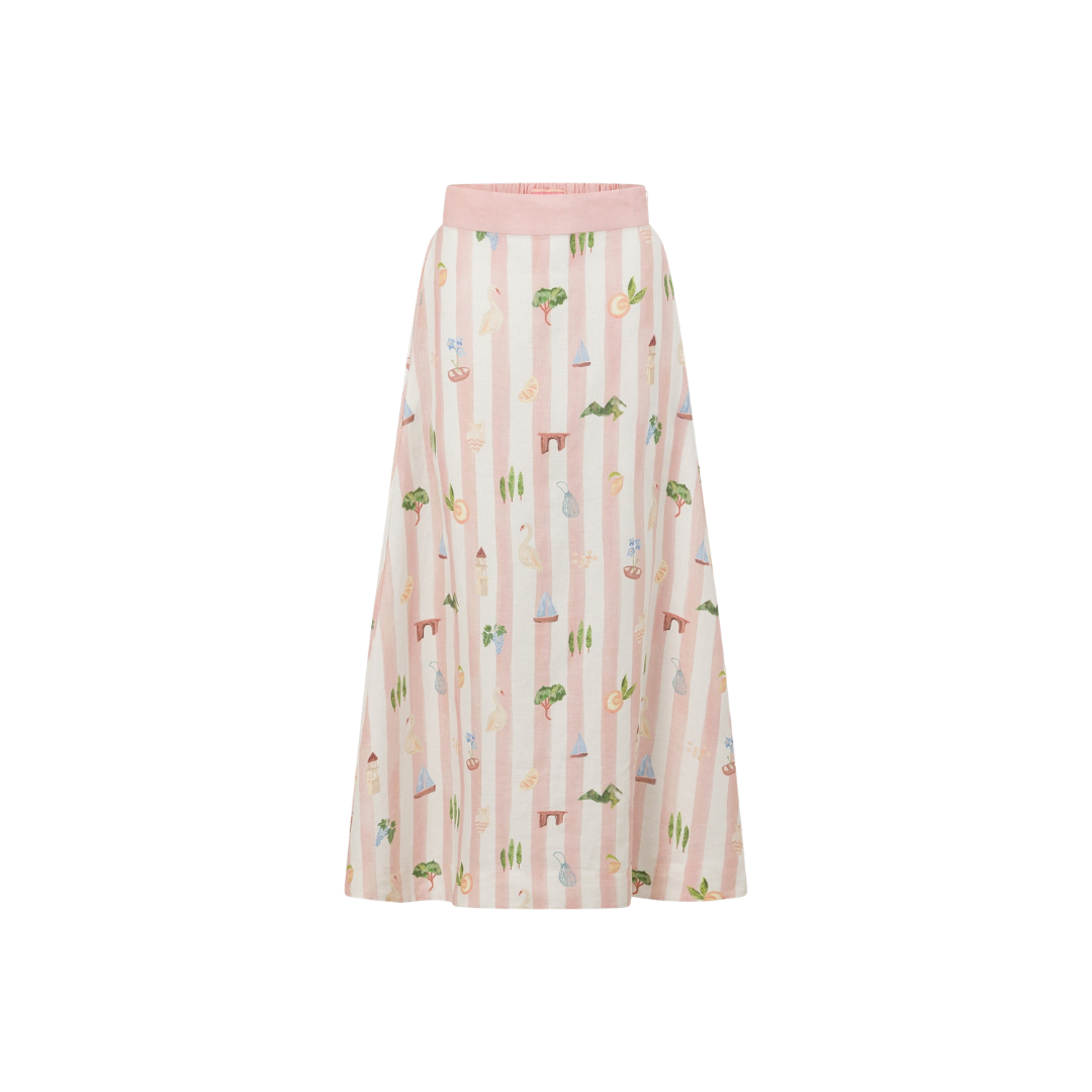 Boat Days Maxi Skirt