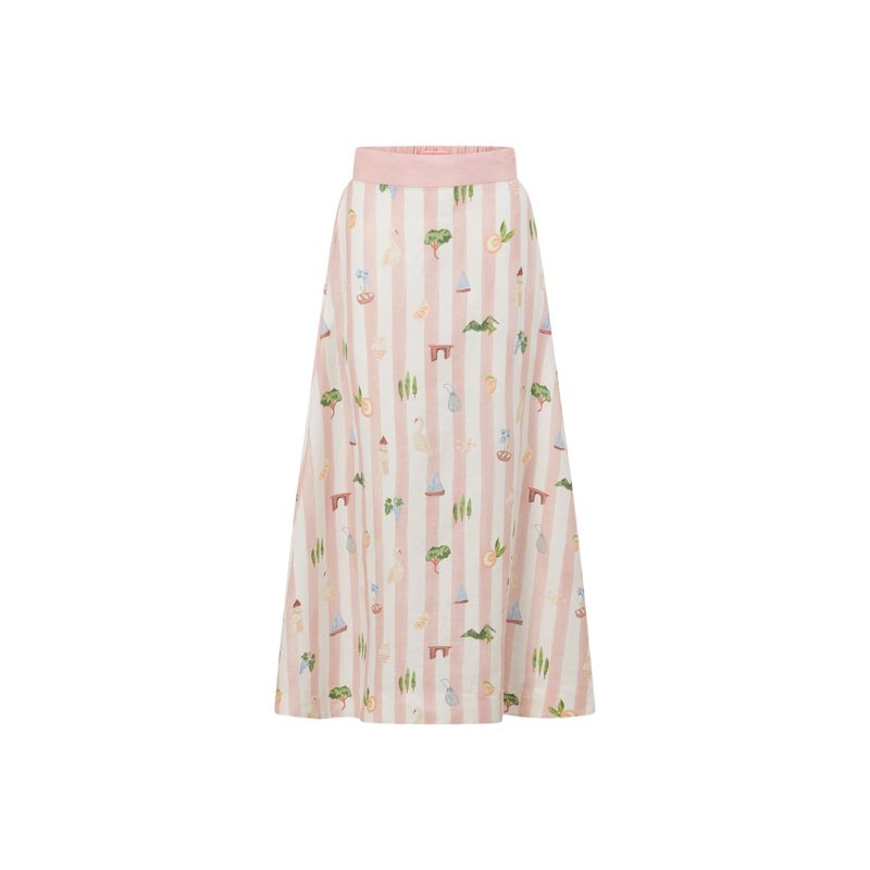 Boat Days Maxi Skirt