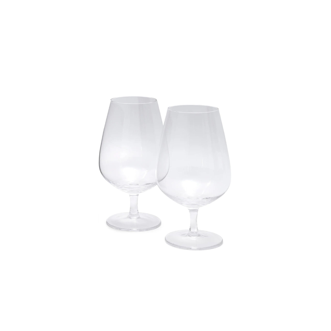 2 Tulip Beer Glasses