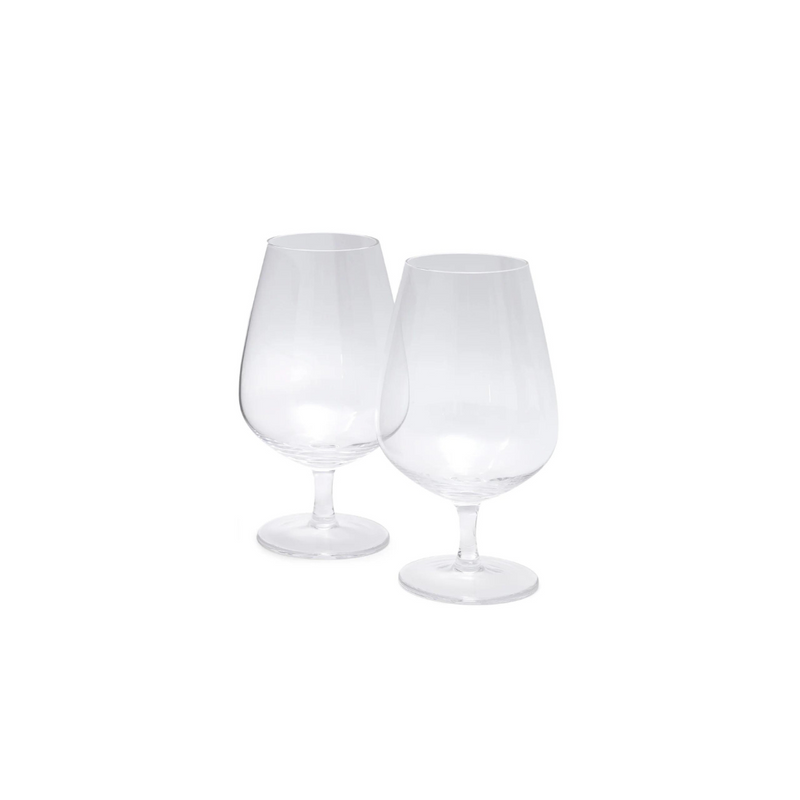 2 Tulip Beer Glasses