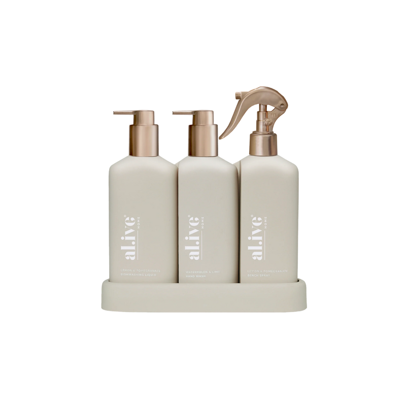 Stone Kitchen Trio | Bronze Edition - Lemon & Pomegranate + Watermelon & Lime