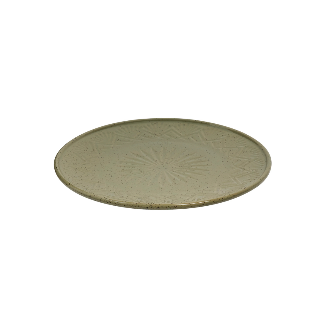 20cm Plate in Peppercorn / Hardware Lane