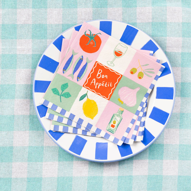 Bon Appetit Recycled Paper Napkins - 20 Pack