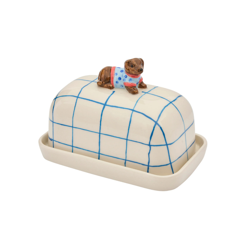 Butter Dish - Dachshund