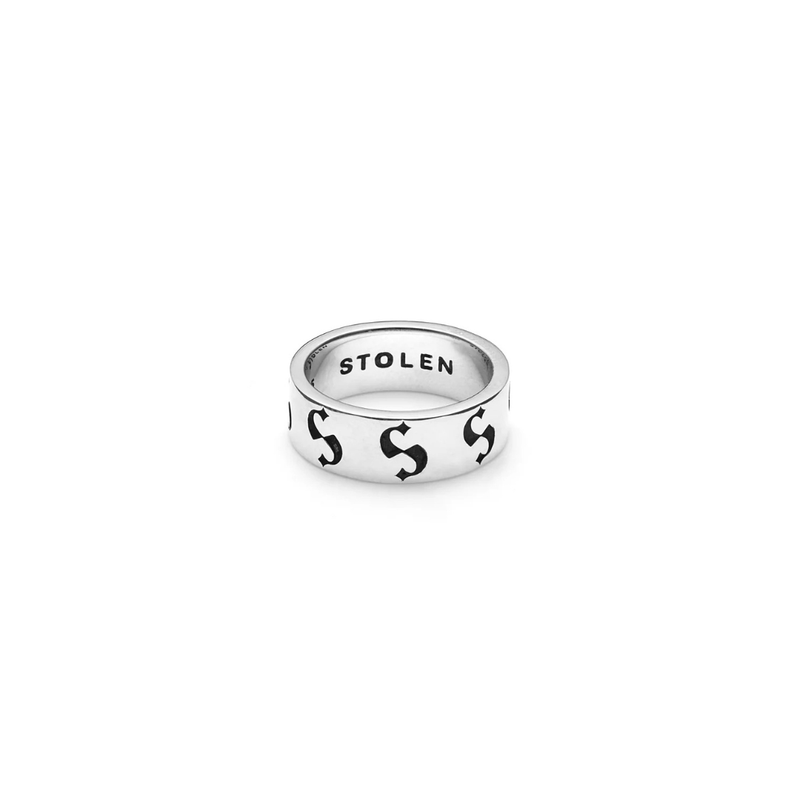 S-Logo Imprint Band Narrow