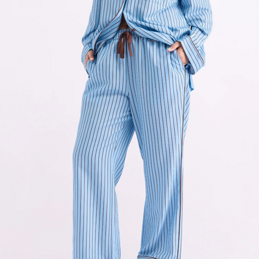 Sleep Pant - Iced Chocolate Stripes