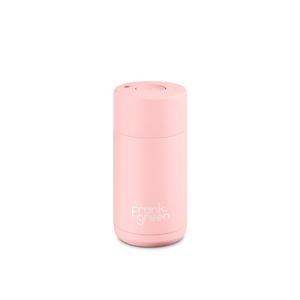 12oz Ceramic Reusable Cup - Blushed with Push Button