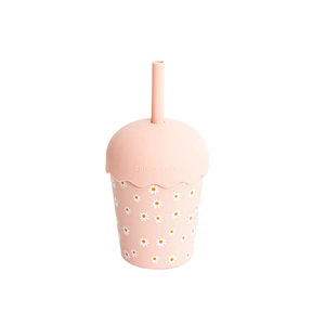 Smoothie Cup 200ml - Pink Daisy