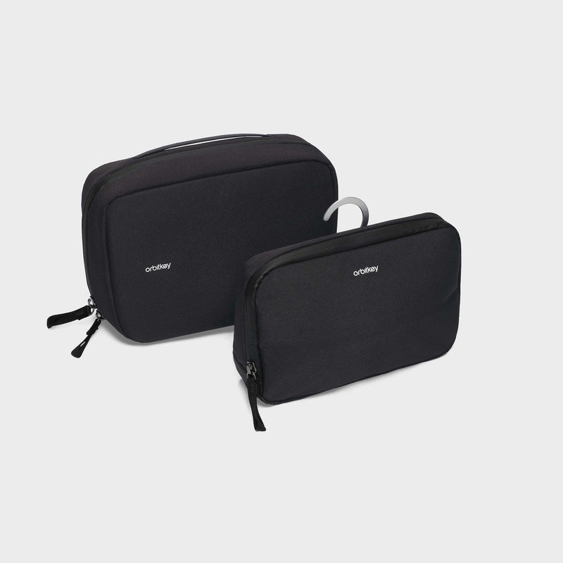 2-in-1 Toiletry Pouch - Black