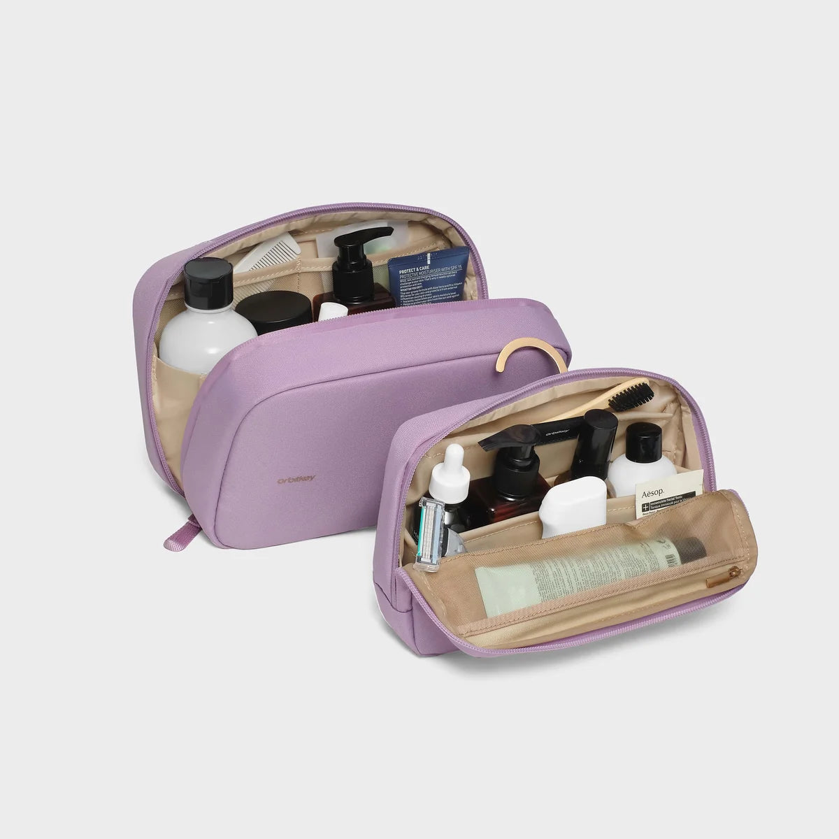 2-in-1 Toiletry Pouch - Lilac