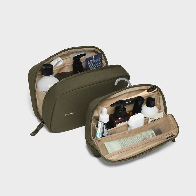 2-in-1 Toiletry Pouch - Olive