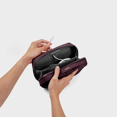 2-in-1 Tech Pouch - Plum
