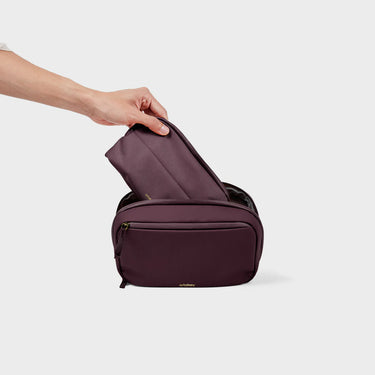 2-in-1 Tech Pouch - Plum
