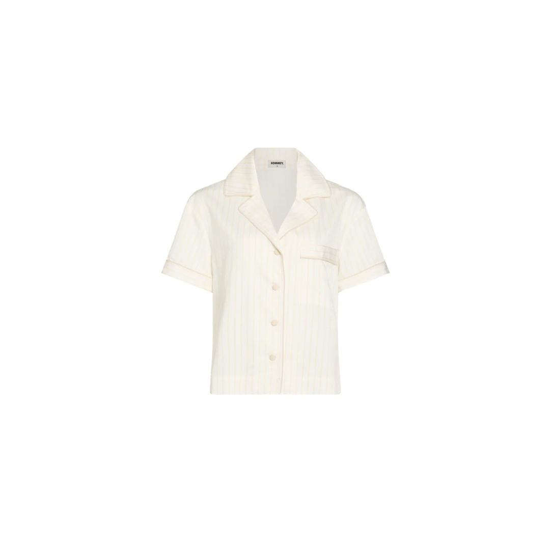 Short Sleeve Sleep Shirt - Milkshake Stripes