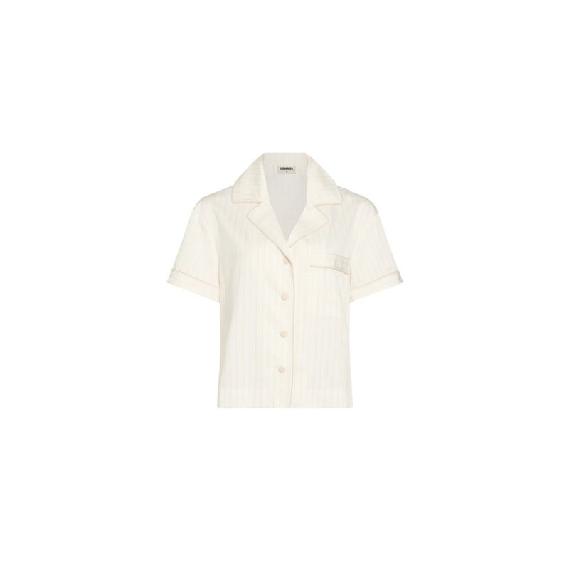 Short Sleeve Sleep Shirt - Milkshake Stripes