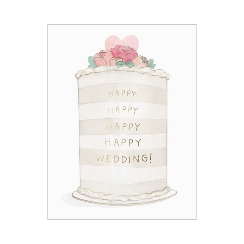 Foil Card - Frosted Wedding